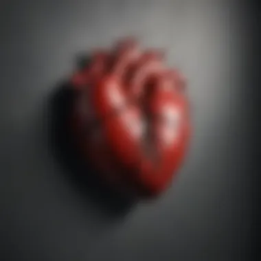 A heart with a crack, representing emotional pain of betrayal.