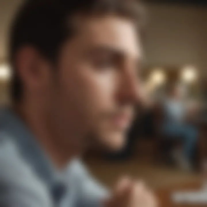 A person reflecting quietly, showcasing the theme of self-reflection and emotional processing.