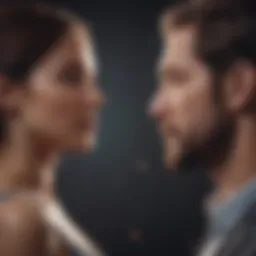 Abstract representation of couple communication