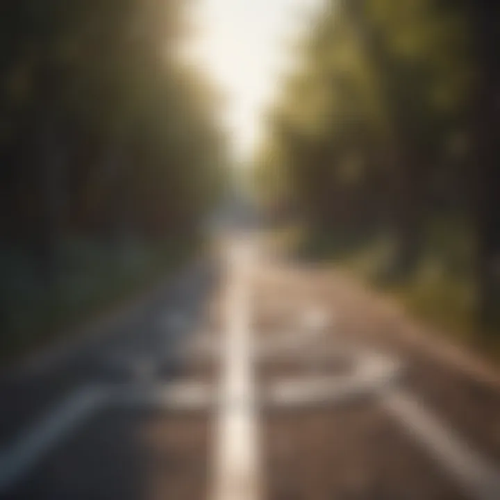 A crossroads sign symbolizing choices in relationships and future paths.