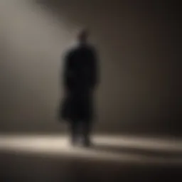 A shadowy figure symbolizing betrayal